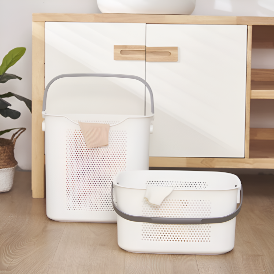 Plastic Laundry Basket Small